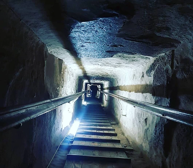 Inside The Great Pyramid at Giza