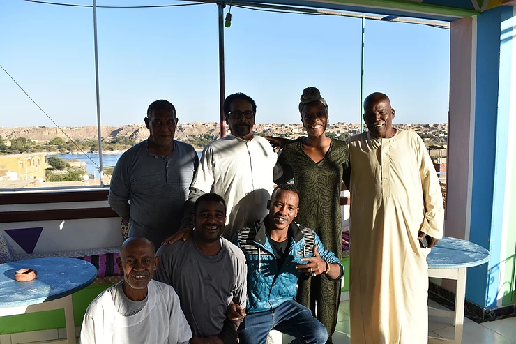 Team at  Ekadolli Guesthouse in the Nubian Village