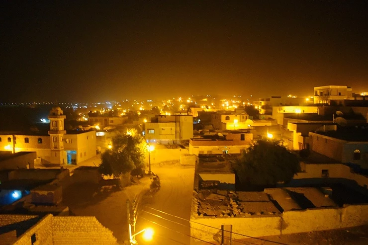 View from  Ekadolli Geuest House in the Nubian Village 