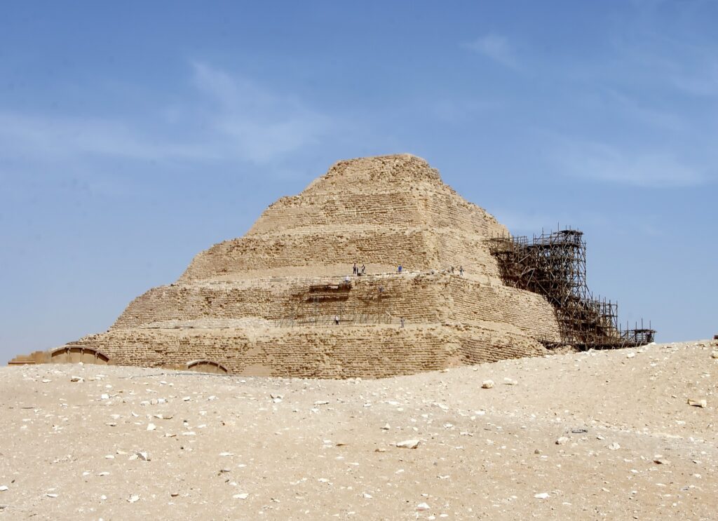 Pyramid of Djoser also known as The Step Pyramid