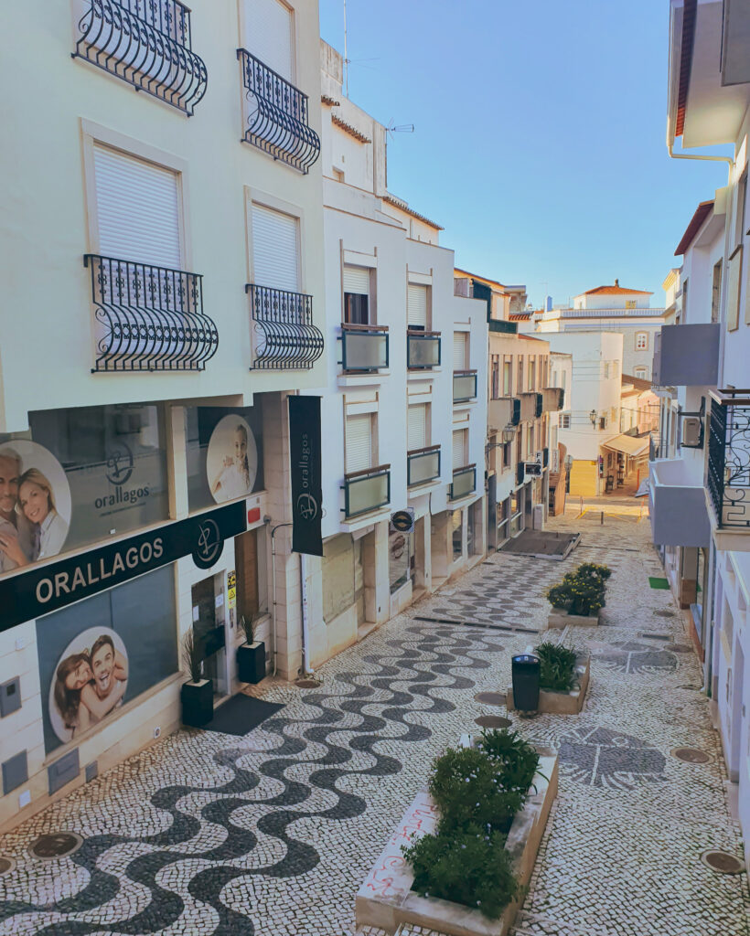 Street view from first floor lounge of Villa Zawaia