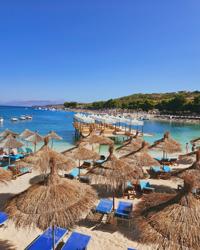 View from - King Poda Beach Bar, Ksamil - The Albanian Riviera