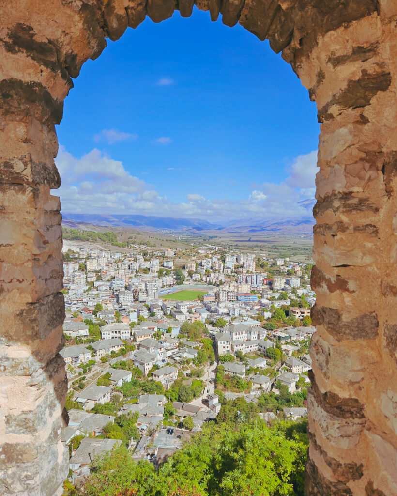 View from Gjirokastra Castle